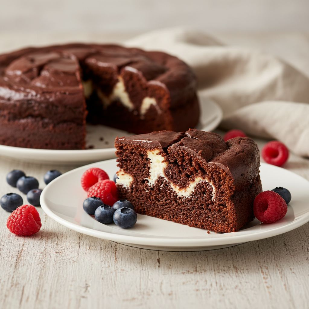 Gâteau chocolat fromage blanc : la recette moelleuse qui change tout