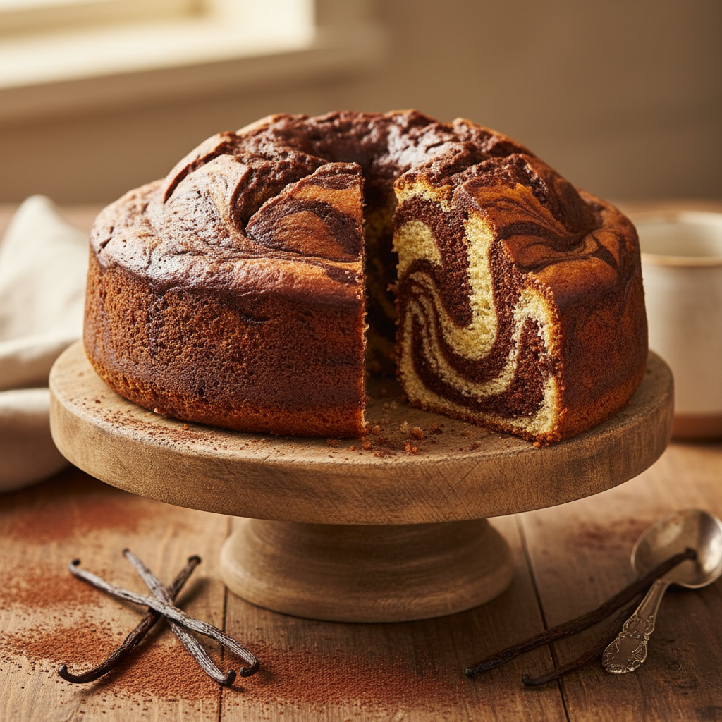 Cake marbré chocolat : la recette facile pour un goûter parfait