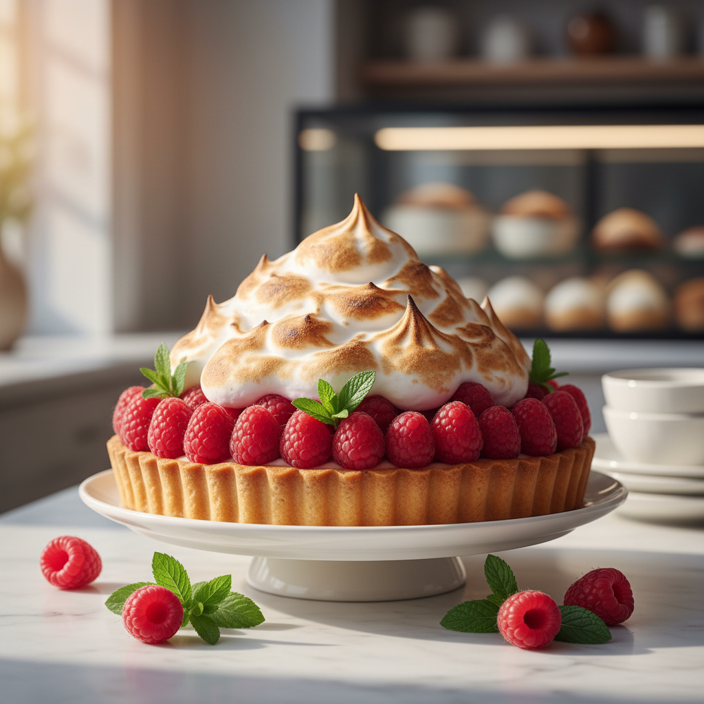 Tartes aux framboises meringuées : la recette complète pour un dessert parfait