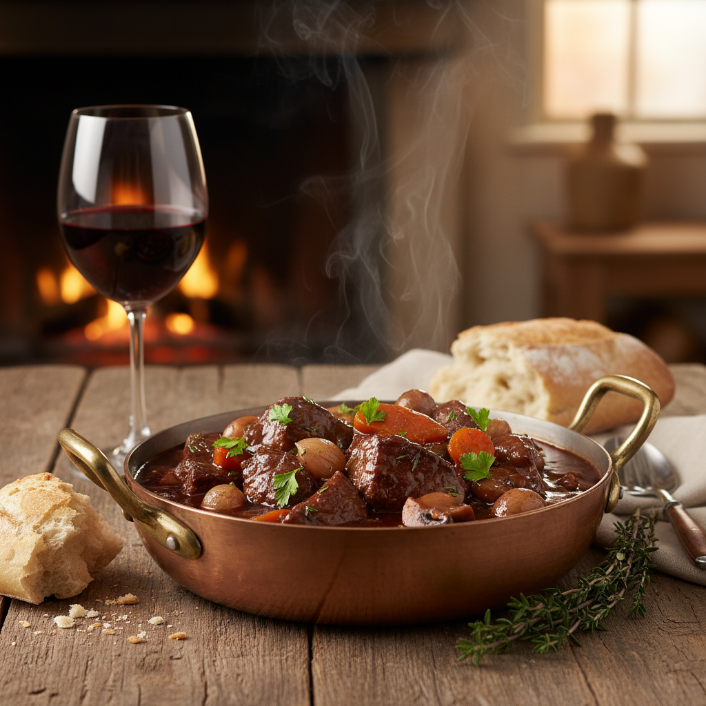 Recette boeuf bourguignon : la méthode complète pour maîtriser ce classique français
