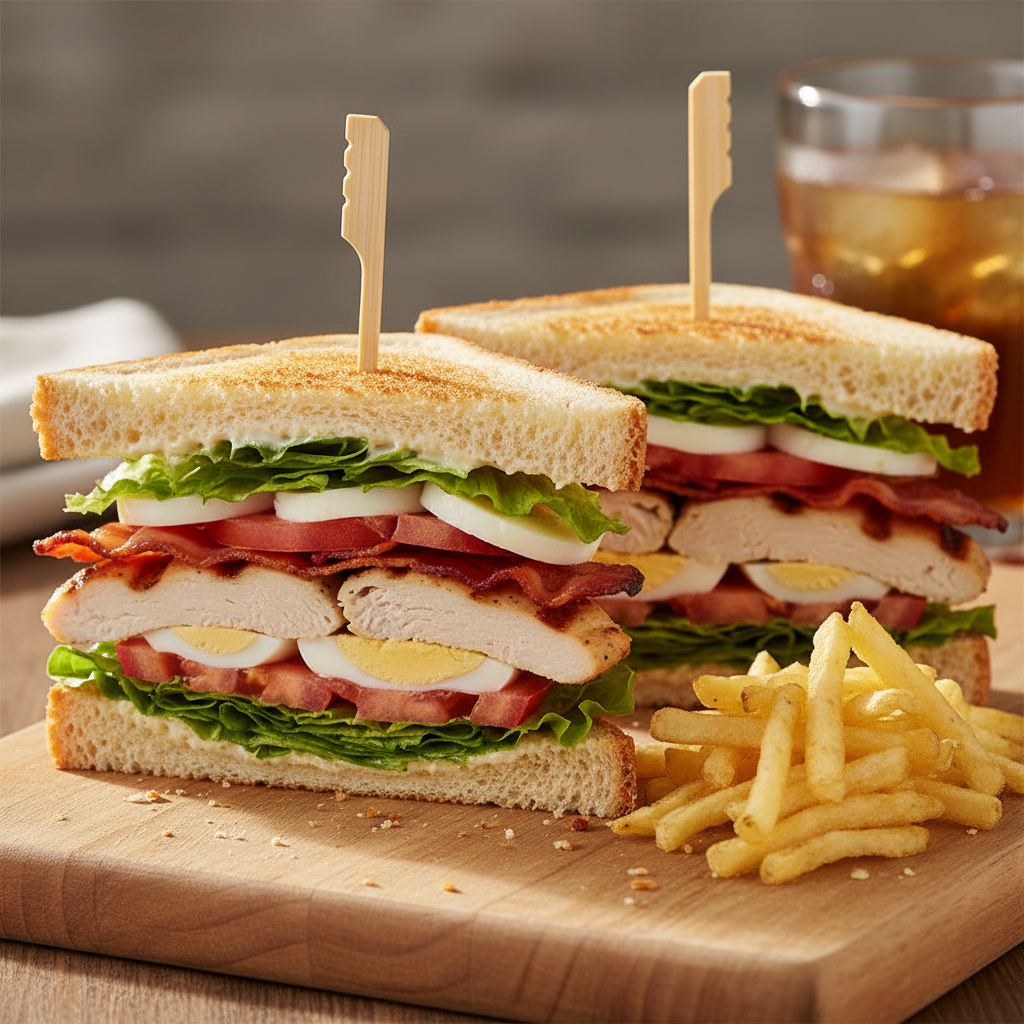 Recette sandwich club maison : la technique complète pour réussir ce classique à étages