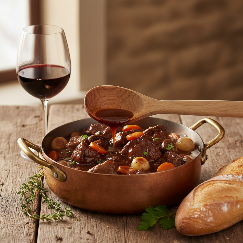 Recette boeuf bourguignon authentique : maîtrisez ce classique français étape par étape