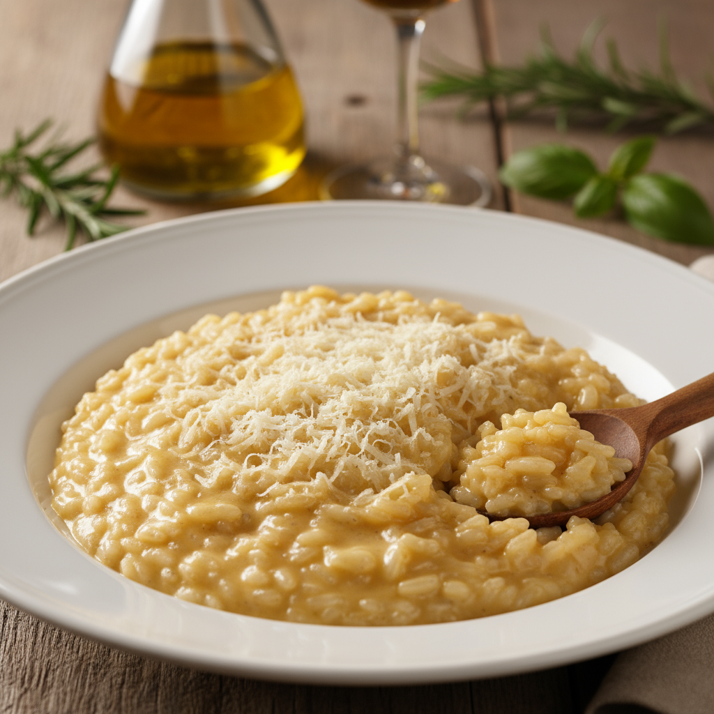 Recette risotto parmesan : la technique authentique pour un plat crémeux réussi