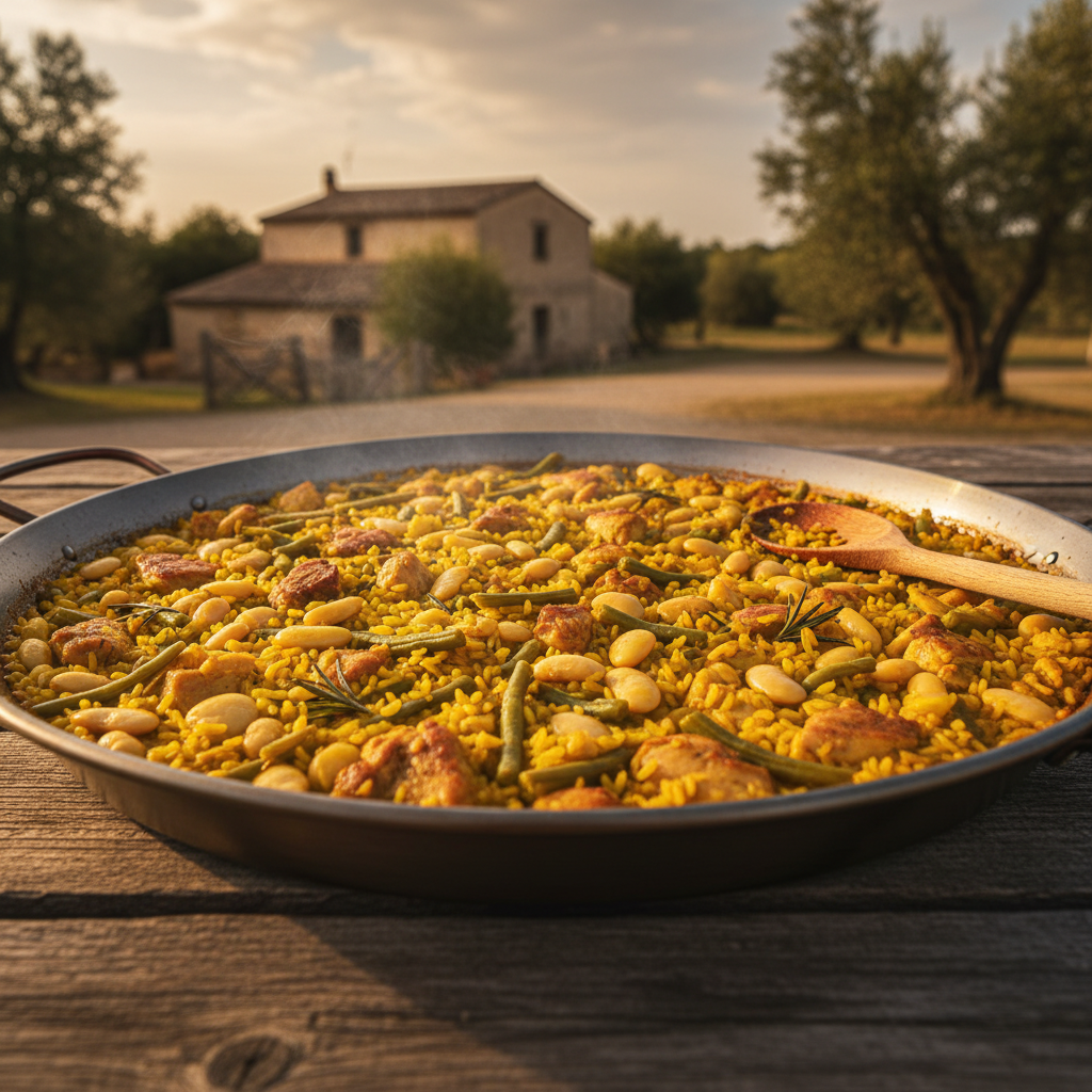 Recette paella valencienne authentique : la vraie version sans fruits de mer