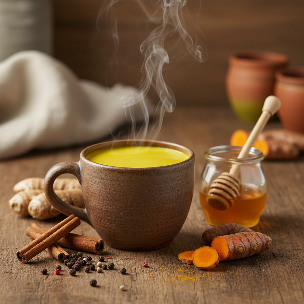 Recette lait doré : comment préparer cette boisson ayurvédique aux épices bienfaisantes