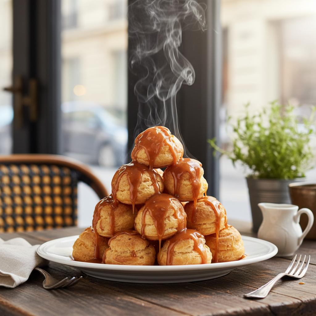 Profiteroles au caramel beurre salé : la recette pas à pas