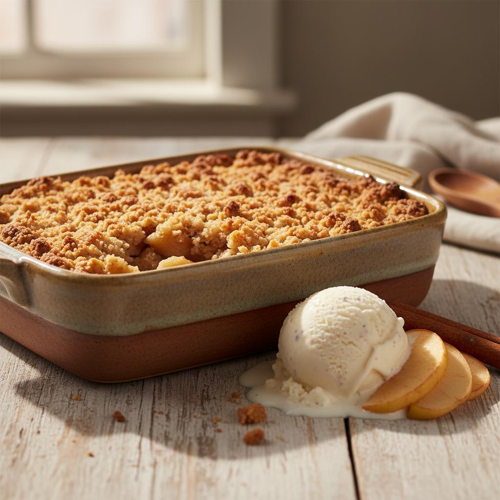 Crumble aux pommes : la recette facile qui fait toujours mouche