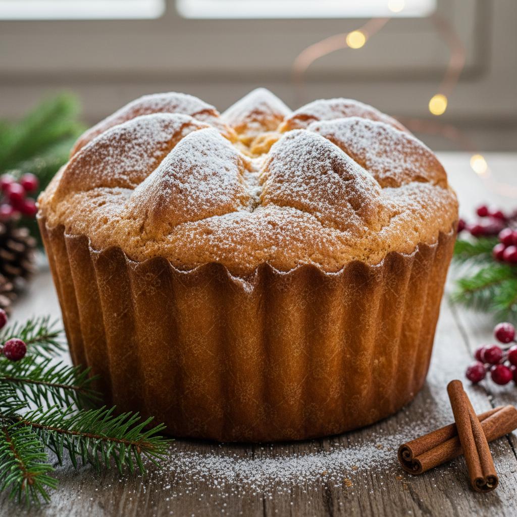 Recette pandoro italien : le gâteau étoilé de Noël à faire chez soi