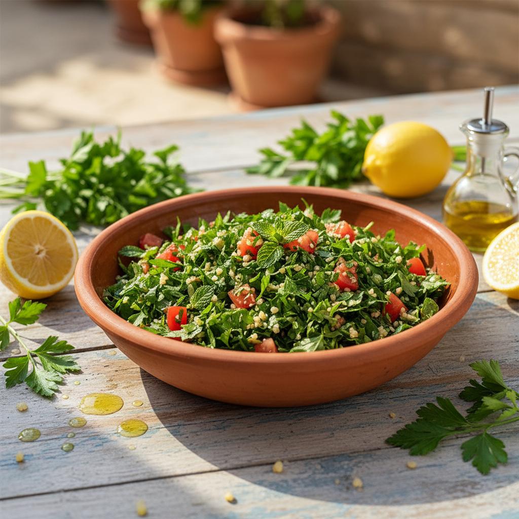 La vraie recette du taboulé libanais : persil, citron et secrets d’authenticité