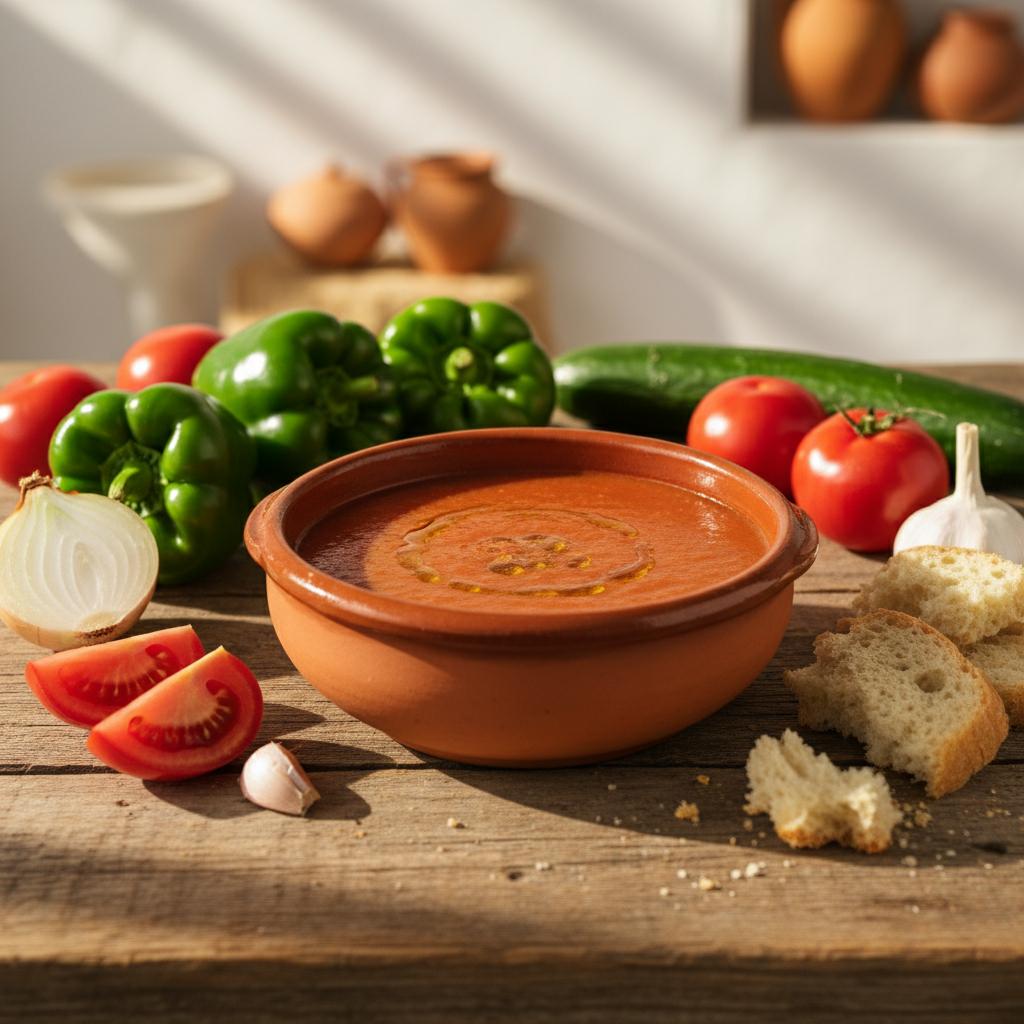 Recette du gazpacho andalou : la soupe froide d’Espagne
