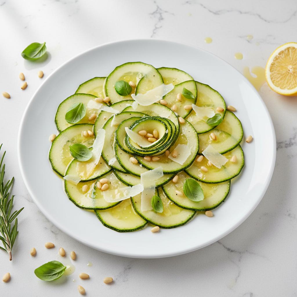 Carpaccio de courgette : la recette fraîche et rapide de l’été