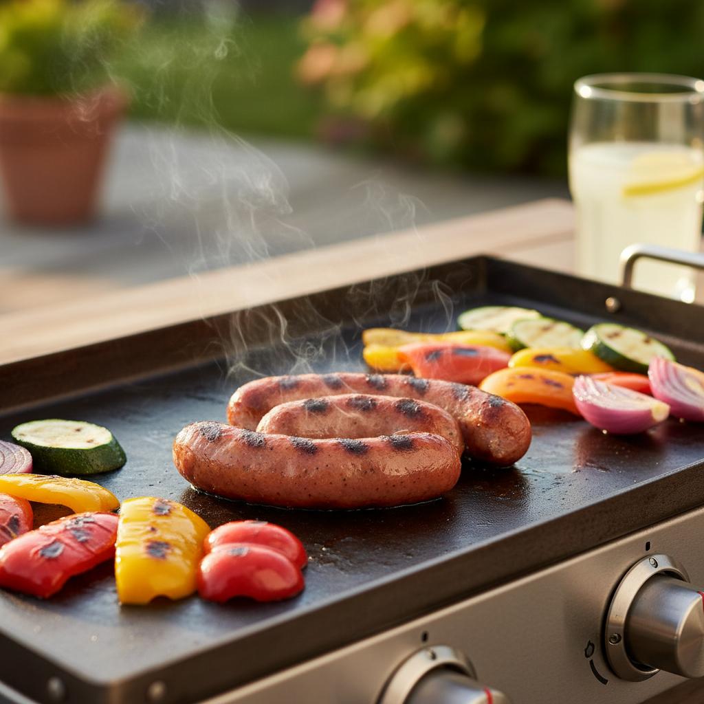 Recette saucisse plancha : cuisson parfaite et astuces de chef