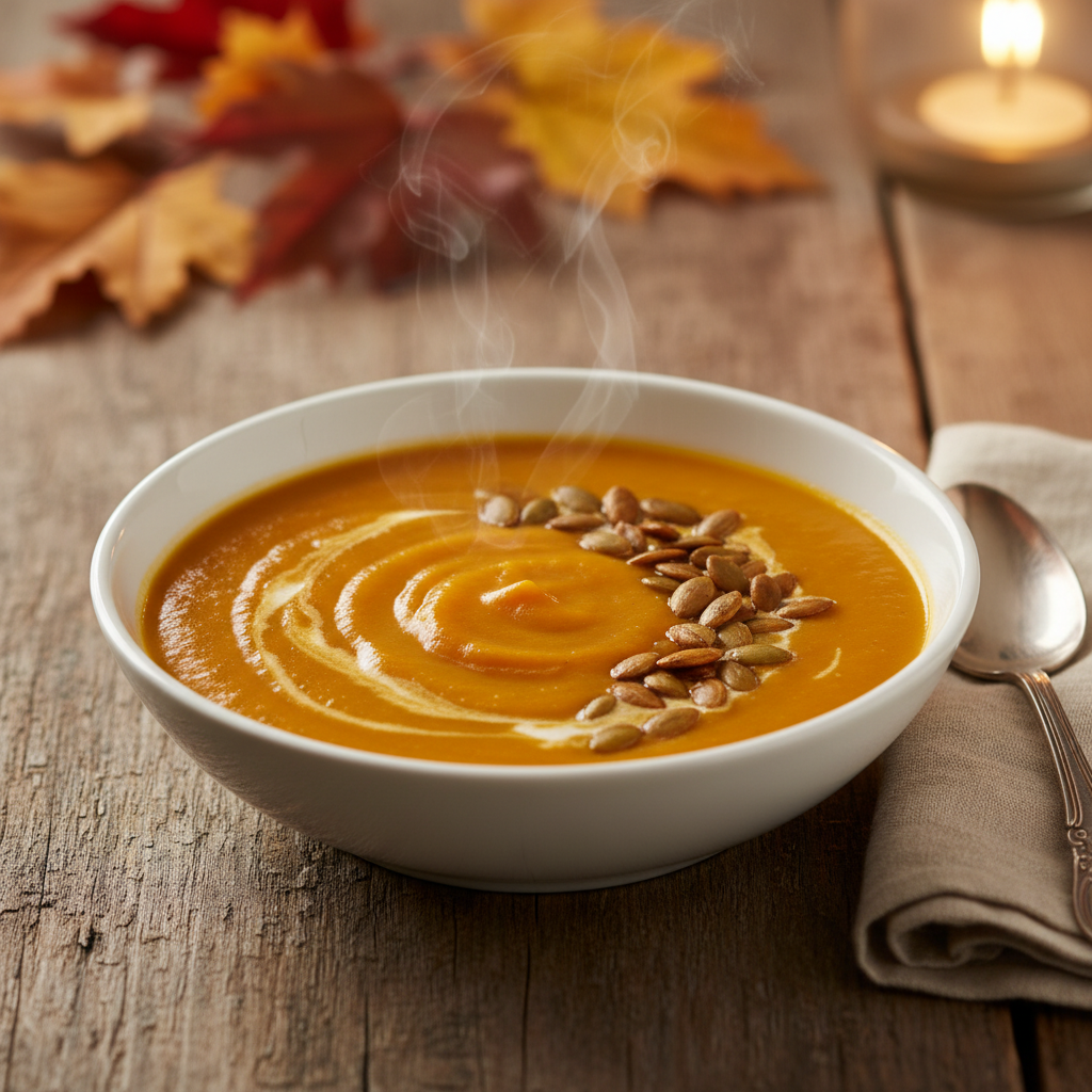Le seul velouté qui réchauffe avec seulement 90 calories par bol