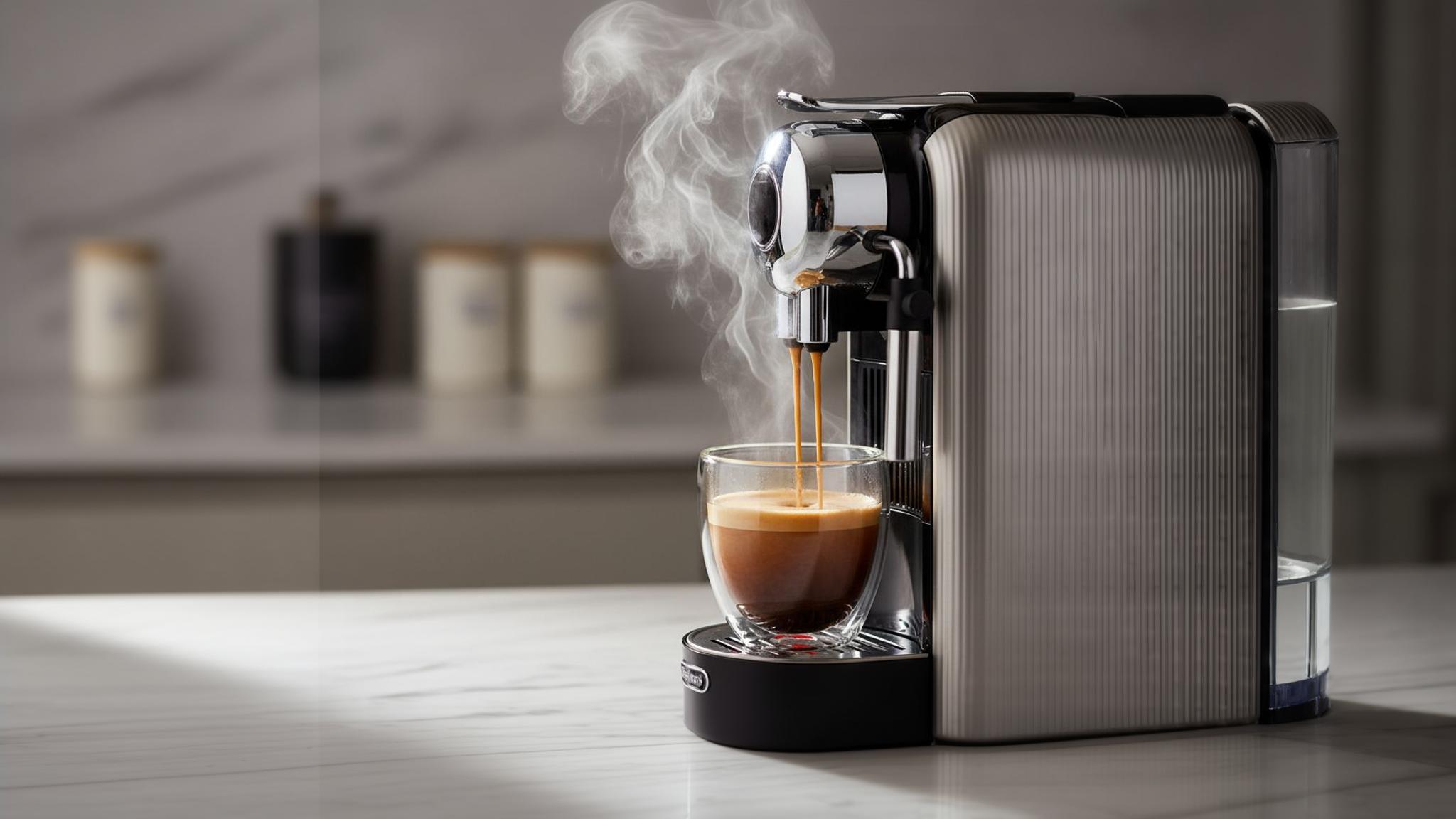 Cette machine à 429€ chauffe en 25 secondes avec une carafe lait détachable