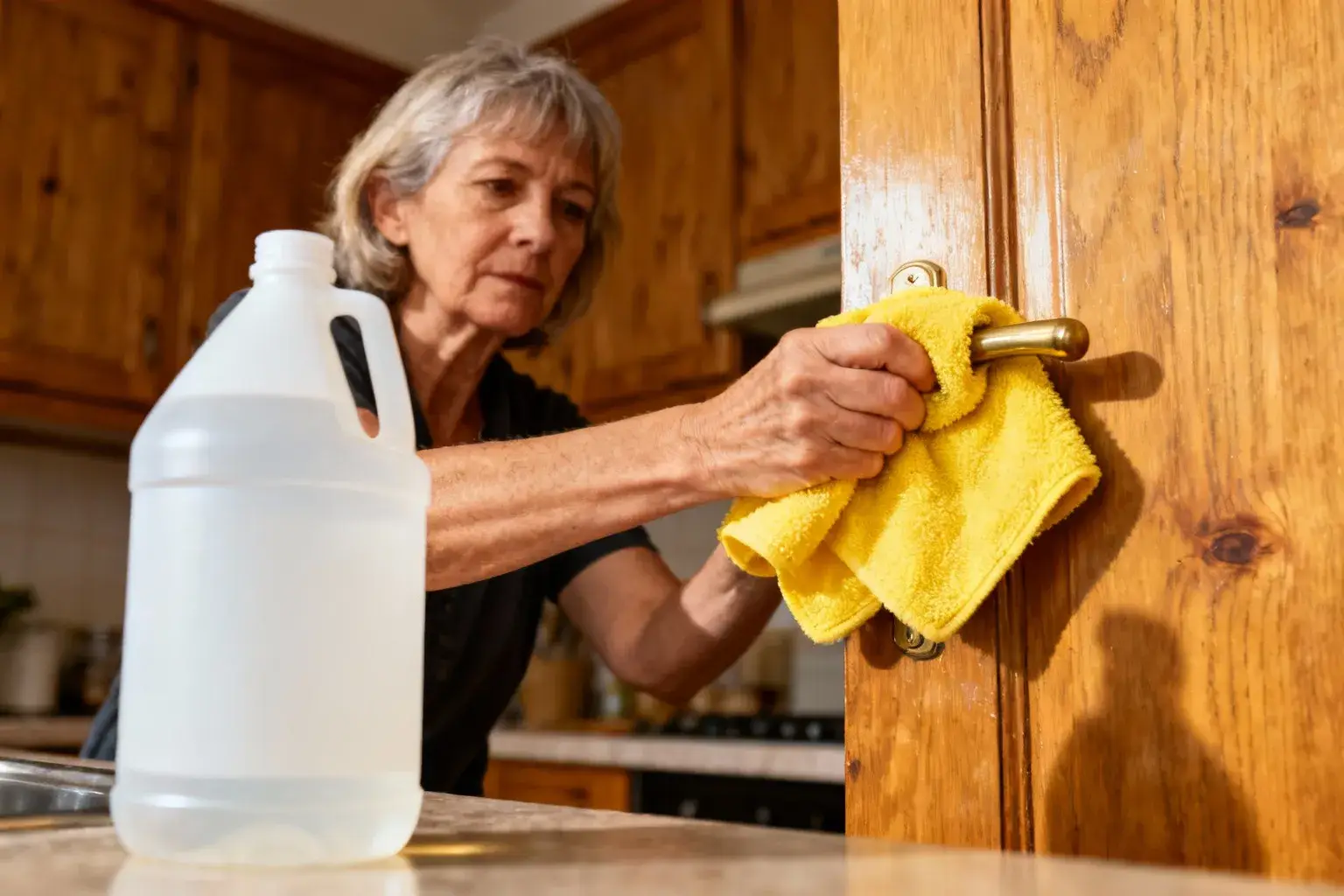 Cette solution maison élimine 99% des germes sur vos poignées en 30 secondes
