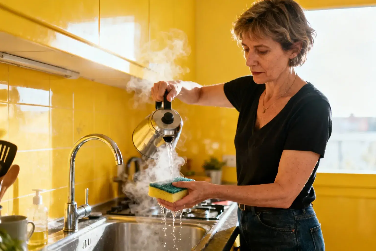 Votre éponge contient 54 milliards de bactéries par cm³, plus que vos toilettes