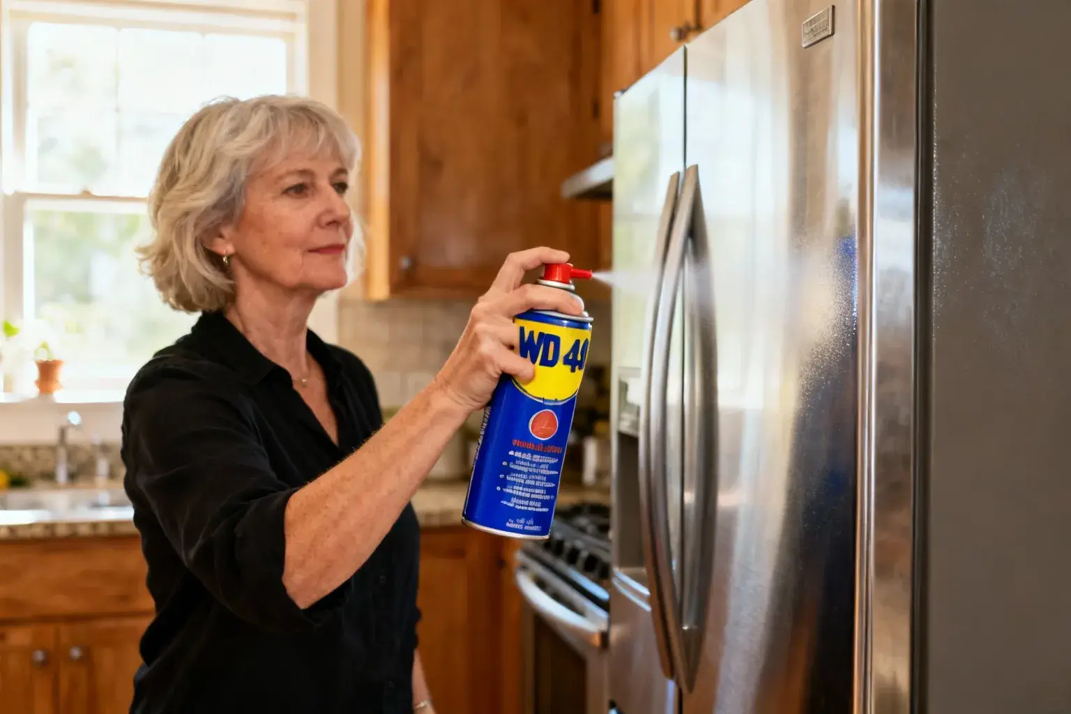Ce spray bien connu des cyclistes protège mon frigo des traces pendant 2 semaines entières
