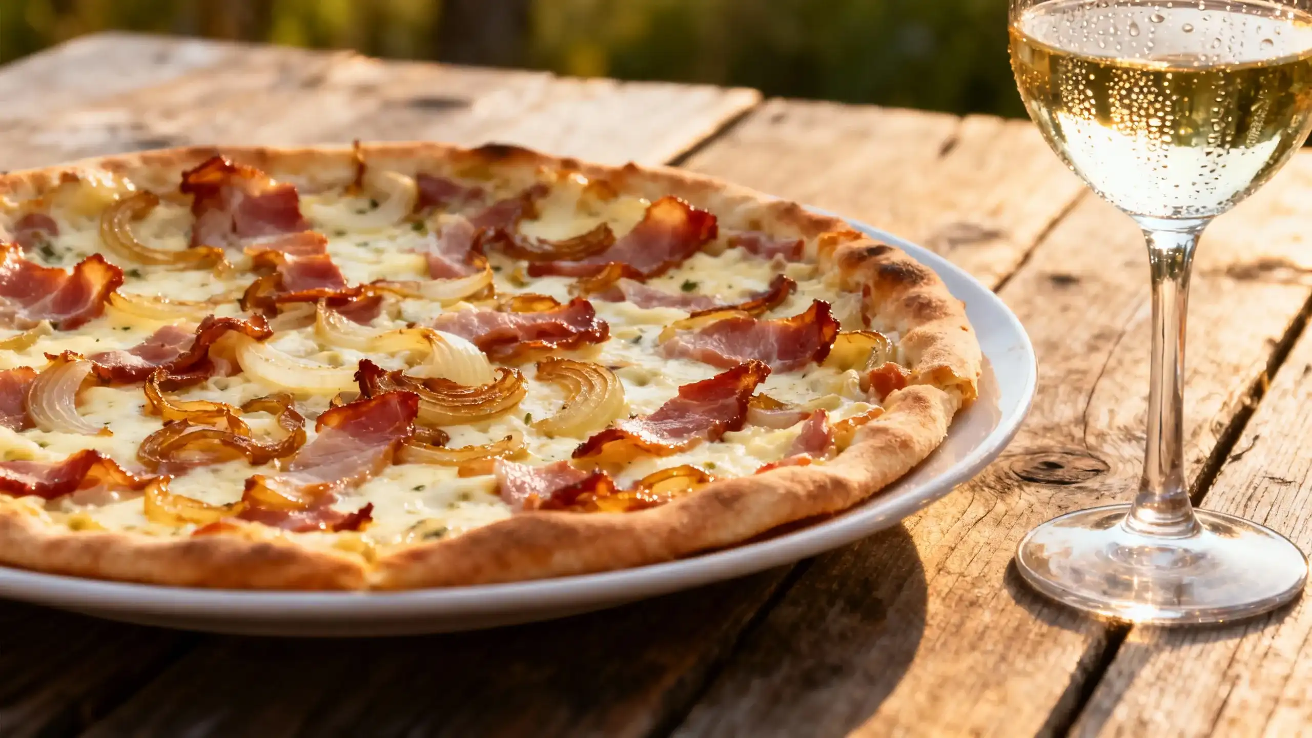 Quel vin avec une tarte flambée : l’accord parfait pour votre flammekueche