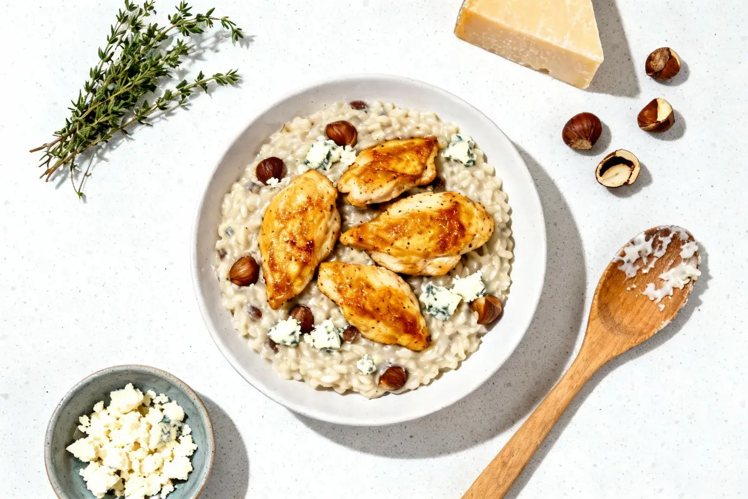 Cette technique de Cyril Lignac transforme le risotto avec châtaignes et gorgonzola