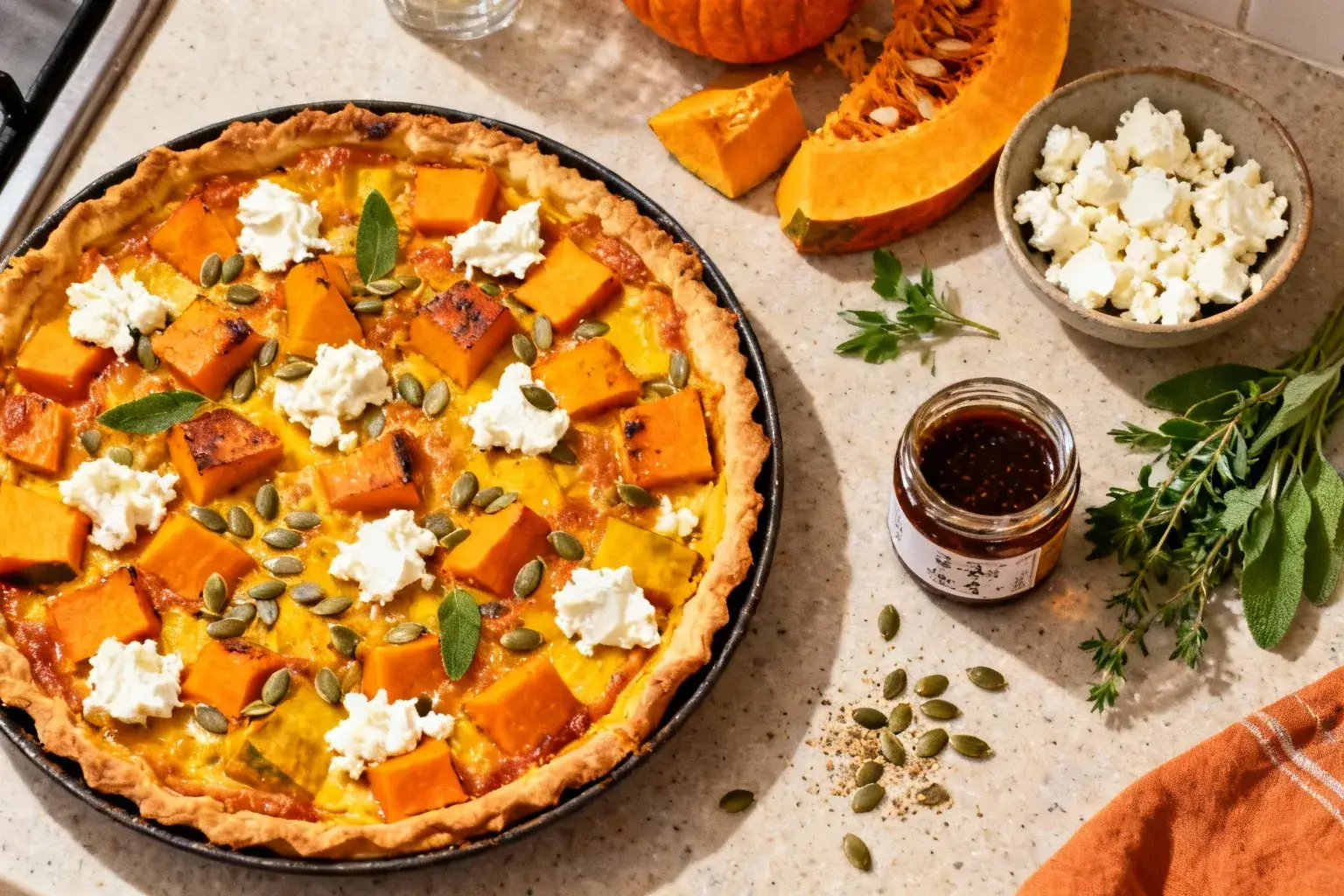 Un ingrédient secret transforme cette tarte au potimarron en plat healthy irrésistible