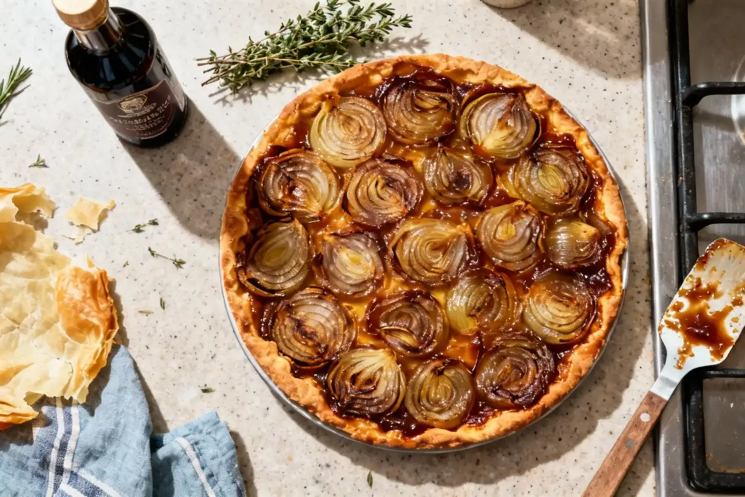Cette tatin salée aux oignons qui éclipse la version pomme en 2025