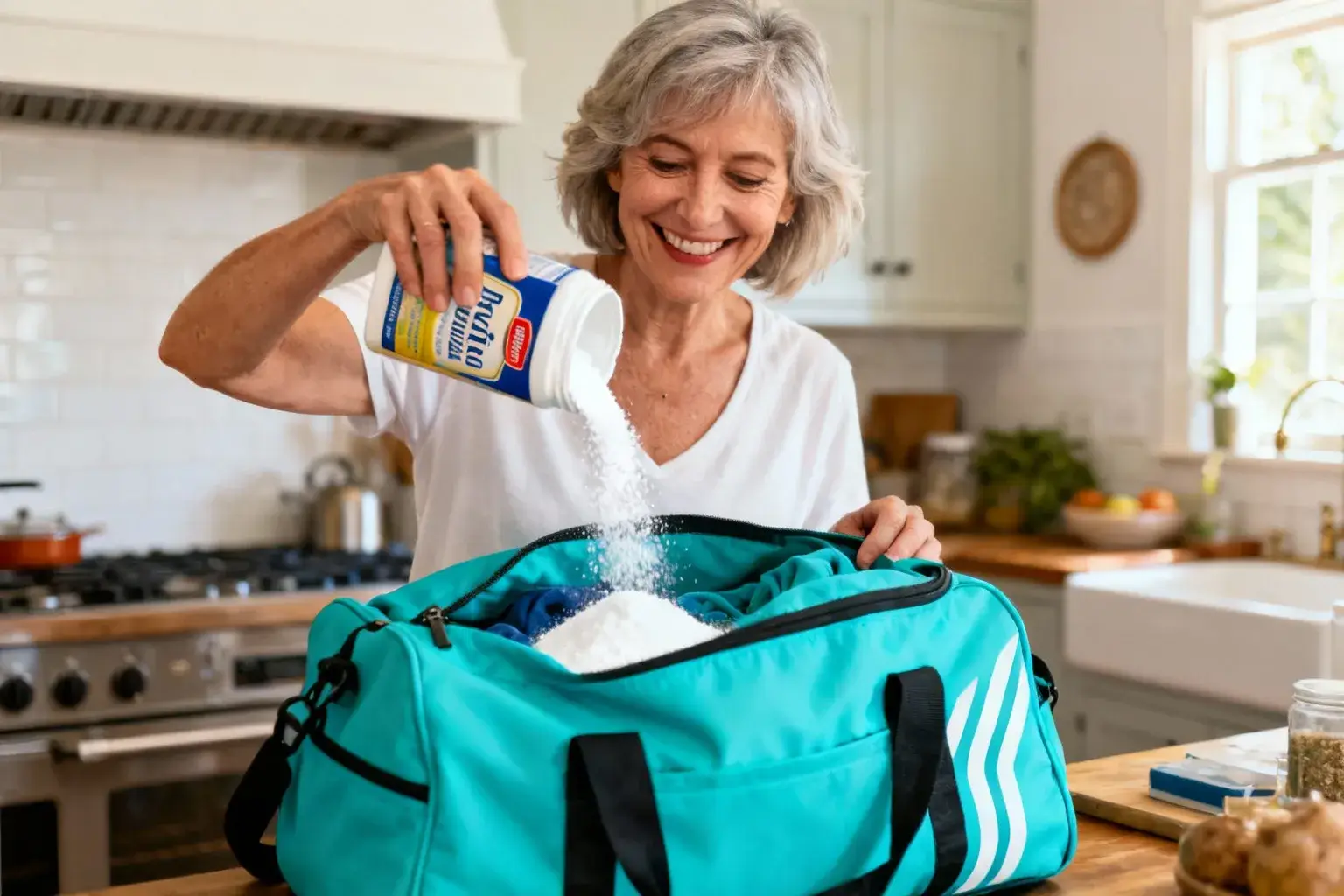 Cette technique de grand-mère élimine les odeurs de sac de sport sans produits chimiques