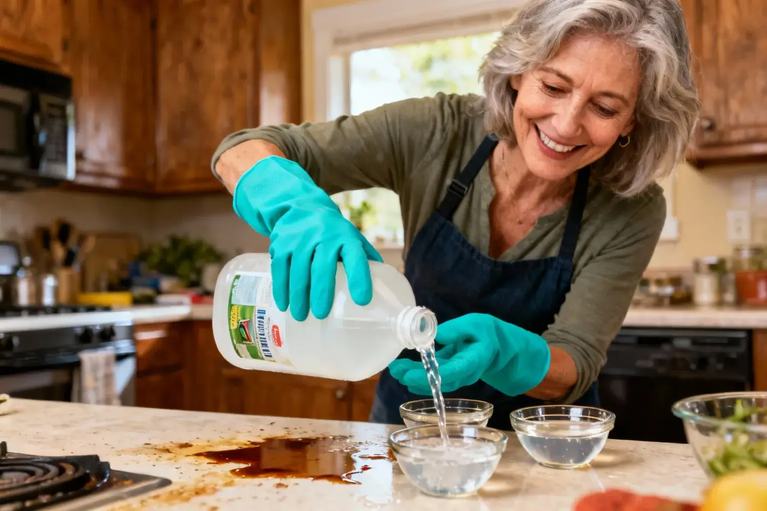 10 cl de vinaigre blanc font disparaître l’odeur de fuel de toute votre maison