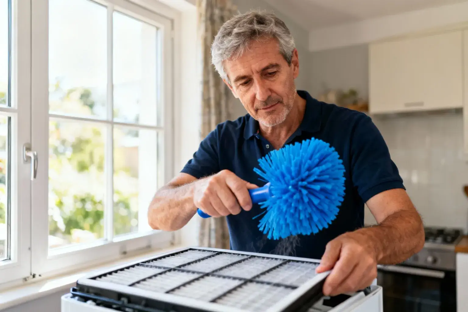 Ce filtre HEPA retient 99,97% des particules mais se nettoie avec cette technique