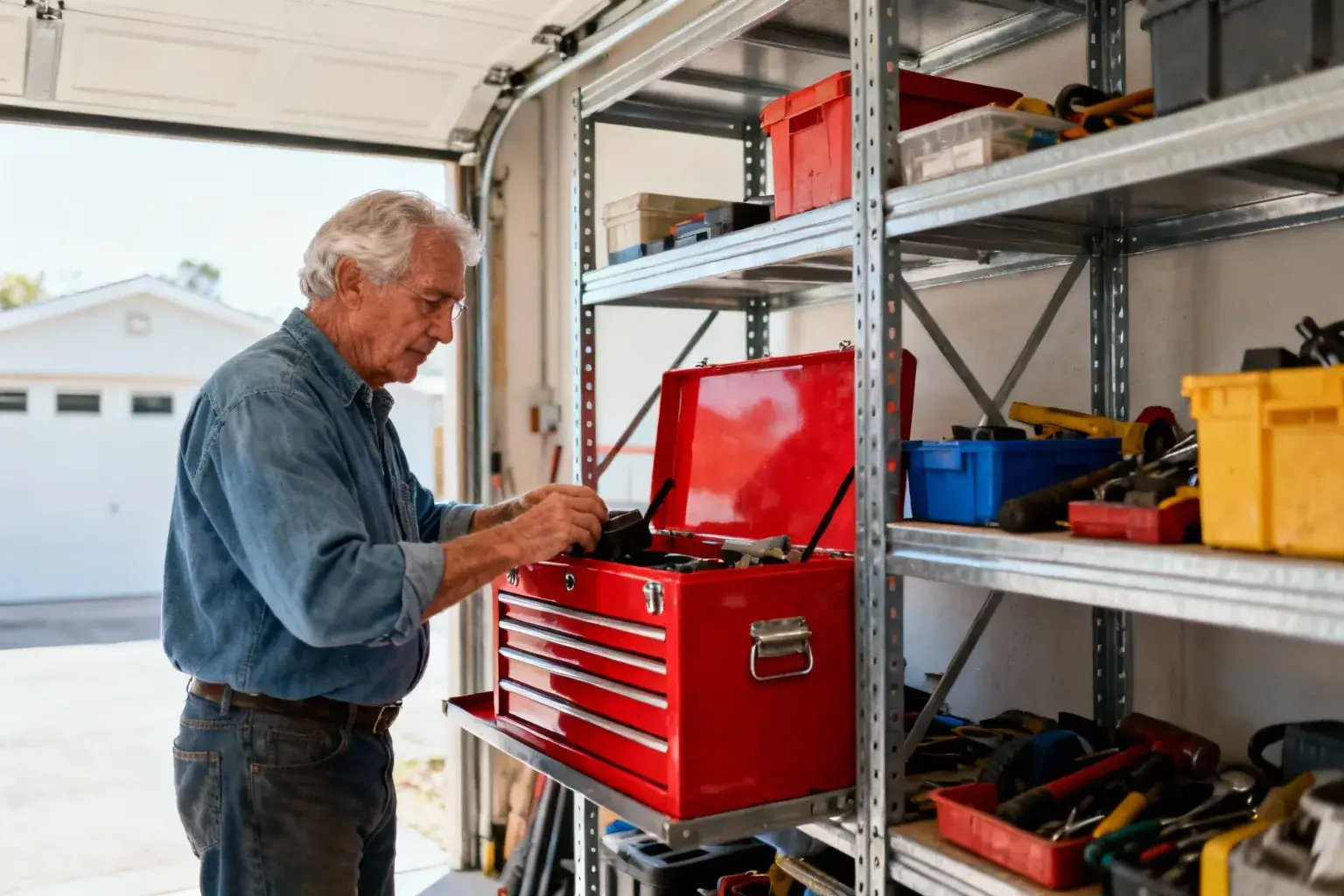 Ces étagères supportent 150 kg par niveau et transforment votre garage en espace pro