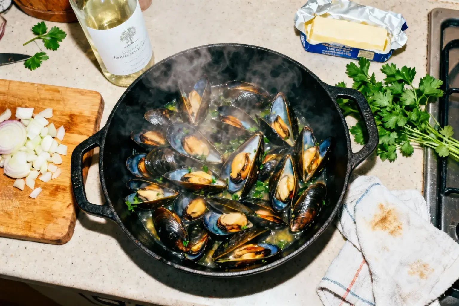 Le secret de Paul Bocuse pour des moules marinières qui transforment ce plat de bistrot
