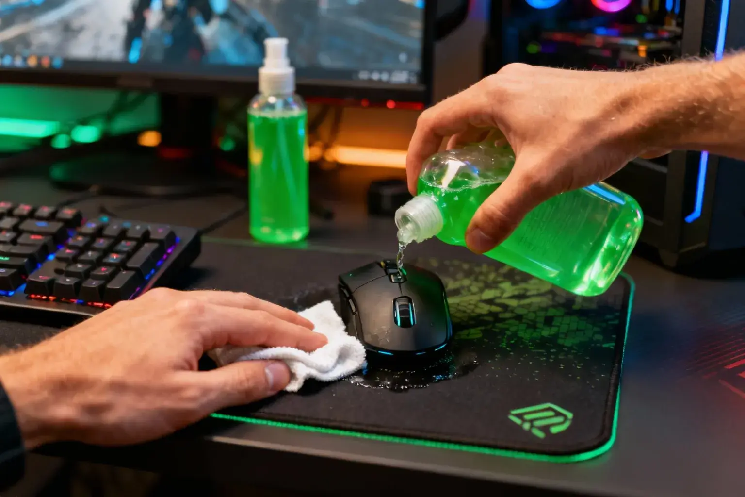 30°C maximum sinon votre tapis de souris gaming perd sa précision en 6 mois