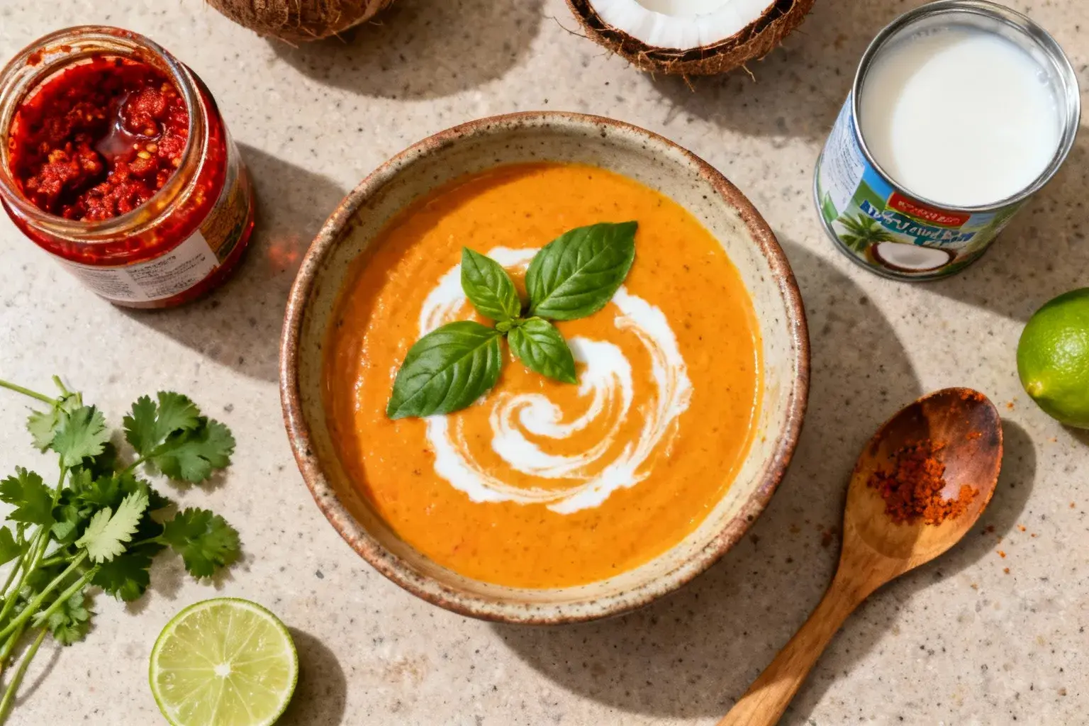 Cette soupe thaï révèle l’équilibre parfait des 5 saveurs en 25 minutes