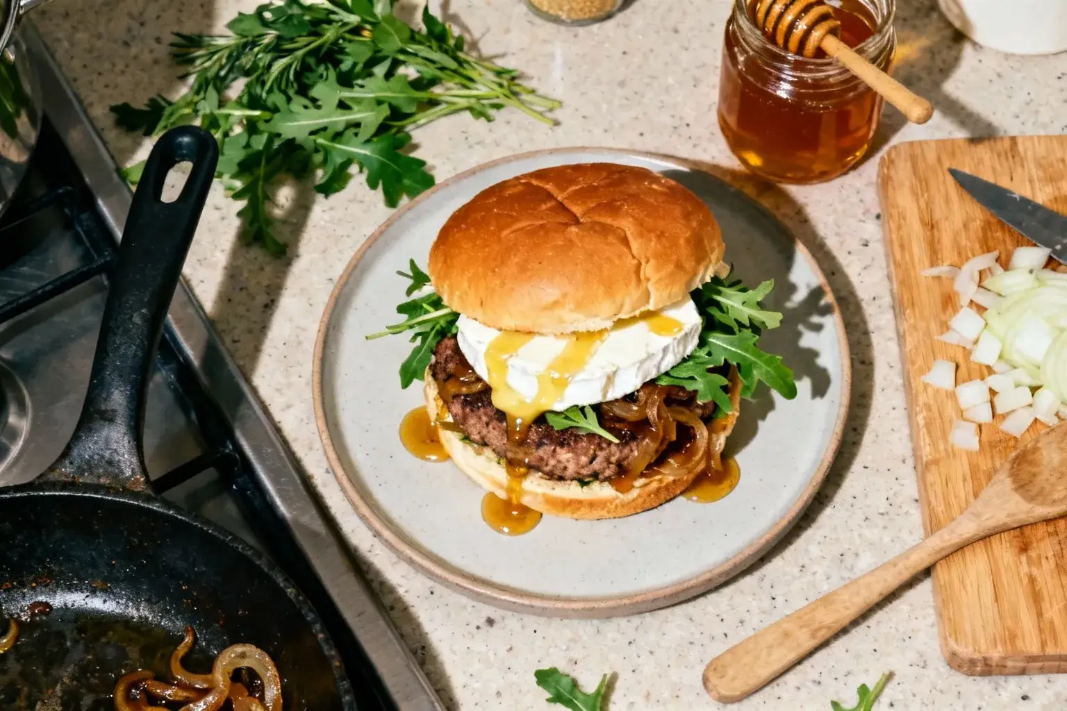 En 2025, ce burger au chèvre révolutionne les cartes des chefs étoilés